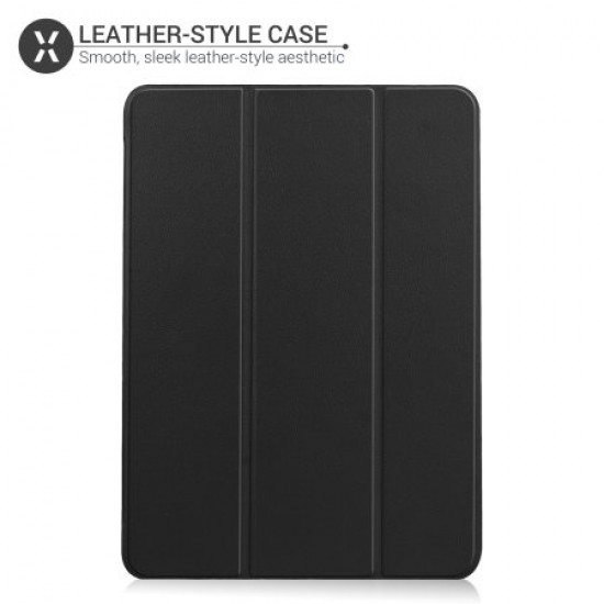 Olixar iPad Pro 11 inch Leather-Style Stand Case - Black