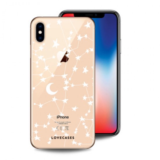 LoveCases iPhone X Clear Starry Phone Case