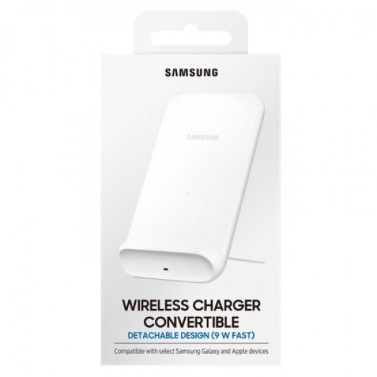 Official Samsung Foldable Fast Wireless Charger Stand 9W - White
