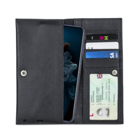 Olixar Primo Genuine Leather Honor 20 Wallet Case - Black