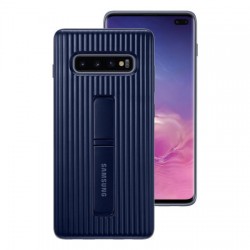 Official Samsung Galaxy S10 Plus Protective Stand Cover Case - Blue