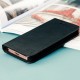 Olixar Leather-Style iPhone SE Wallet Stand Case - Black