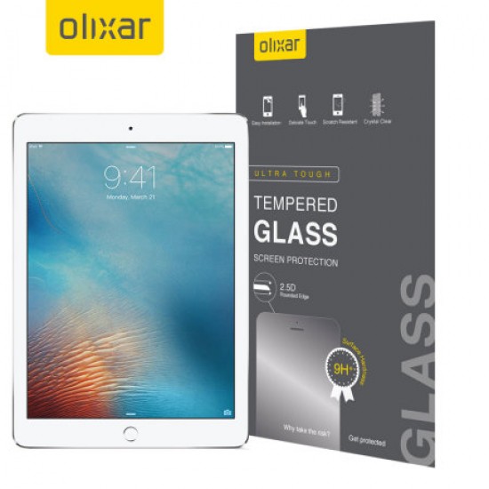 Olixar iPad 9.7 2018 Tempered Glass Screen Protector