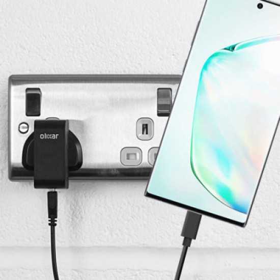 High Power Samsung Note 10 Plus Wall Charger & 1m USB-C Cable
