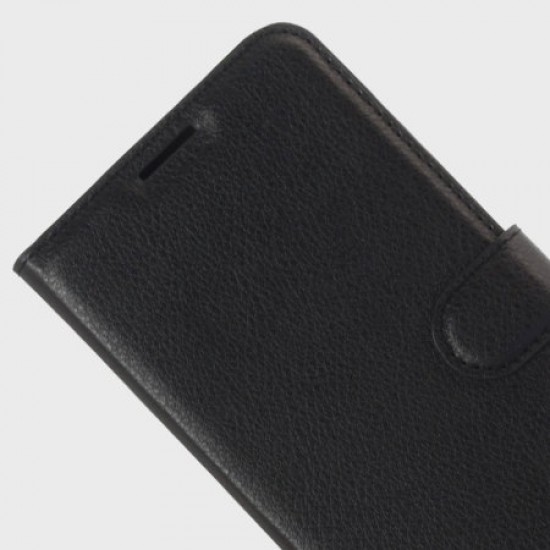 Olixar Leather-Style Archos Diamond 2 Plus Wallet Stand Case - Black