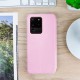 Olixar Soft Silicone Samsung S20 Ultra Soft Wallet Case - Pastel Pink