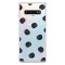 LoveCases Samsung S10 5G Polka Phone Case - Clear Black