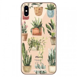 LoveCases iPhone X Plant Phone Case - Clear Multi