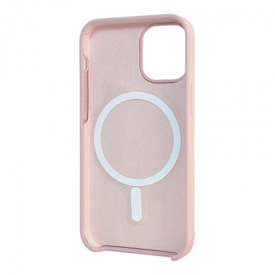 Olixar iPhone 12 MagSafe Compatible Silicone Case - Pink