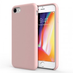 Olixar iPhone 8 / 7 Soft Silicone Case - Pastel Pink