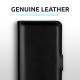 Olixar Genuine Leather Samsung Galaxy S21 Wallet Stand Case - Black