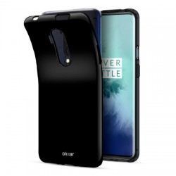 Olixar FlexiShield OnePlus 7T Pro Gel Case - Solid Black