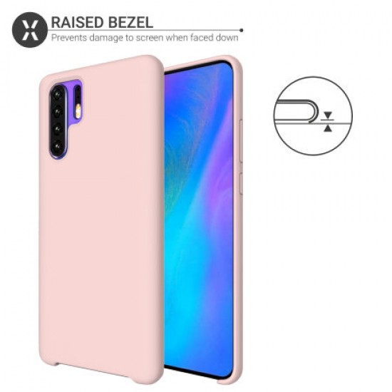 Olixar Soft Silicone Huawei P30 Pro Case - Pastel Pink