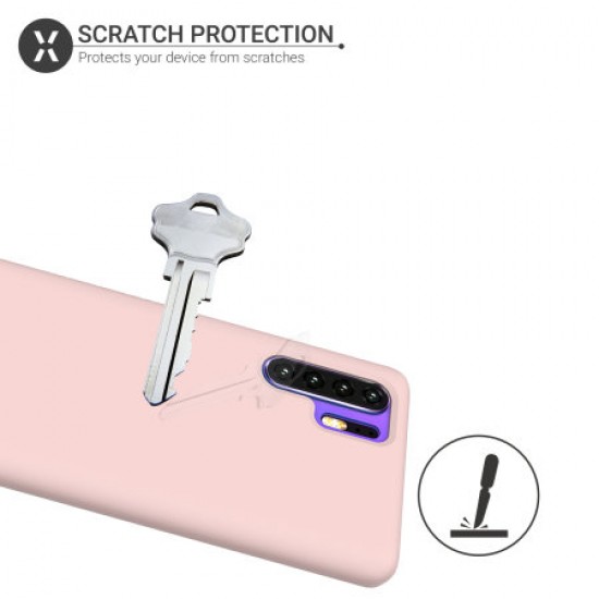 Olixar Soft Silicone Huawei P30 Pro Case - Pastel Pink