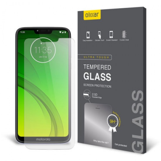 Olixar Motorola Moto G7 Power Tempered Glass Screen Protector