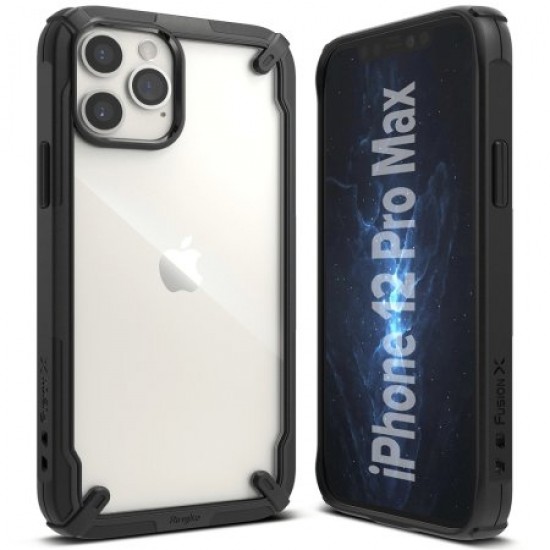 Ringke Fusion X iPhone 12 Pro Max Case - Black