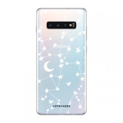 LoveCases Samsung S10 Starry Design Clear Phone Case