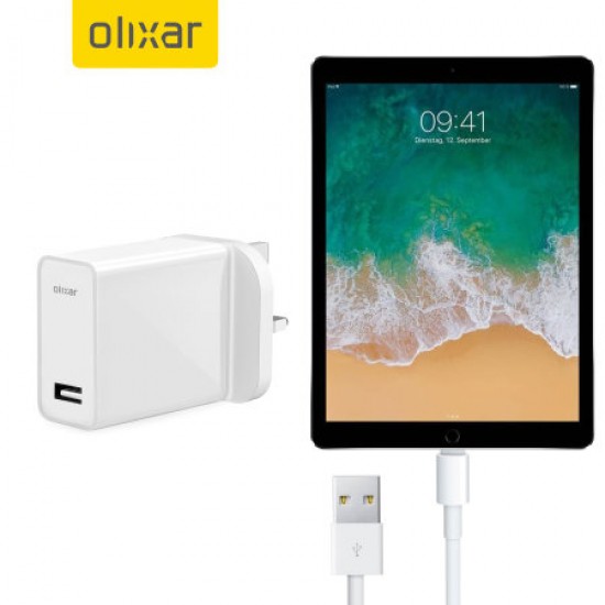 High Power iPad Pro 12.9 inch Wall Charger & 1m Cable