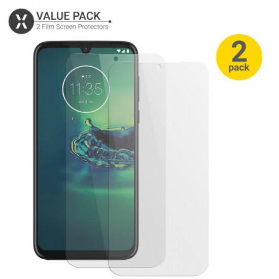 Olixar Motorola Moto G8 Plus Film Screen Protector 2-in-1 Pack