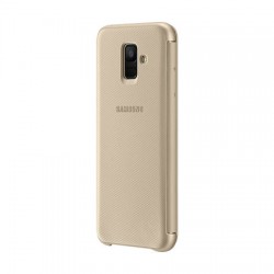 Official Samsung Galaxy A6 2018 Wallet Cover Case - Gold