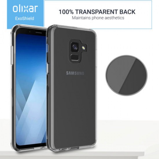 Olixar ExoShield Tough Snap-on Samsung Galaxy J6 2018 Case - Clear