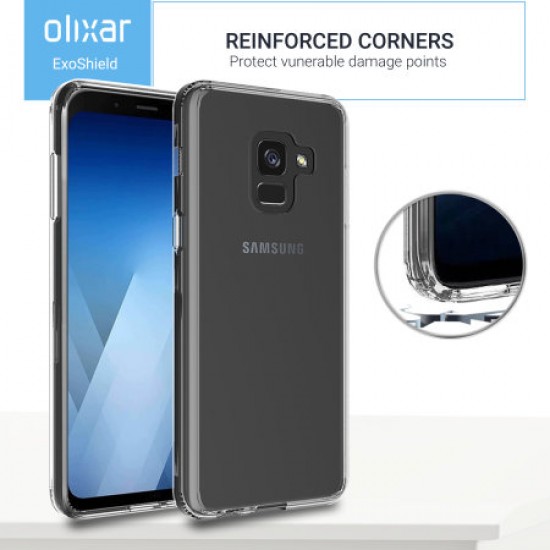 Olixar ExoShield Tough Snap-on Samsung Galaxy J6 2018 Case - Clear