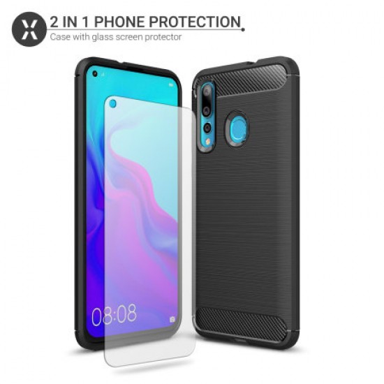 Olixar Sentinel Huawei Nova 4 Case And Glass Screen Protector