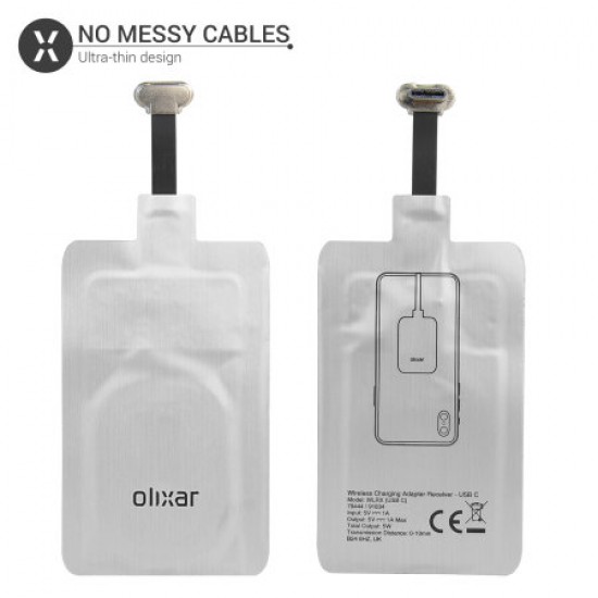 Olixar Samsung A11 Ultra Thin USB-C Wireless Charging Adapter