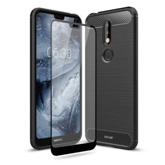 Olixar Sentinel Nokia 7.1 Case & Glass Screen Protector