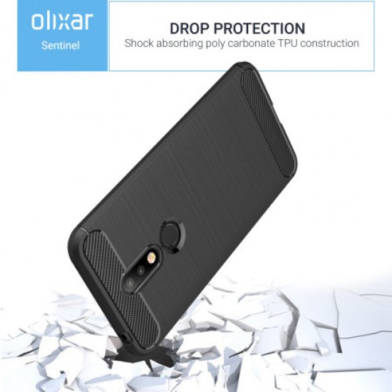 Olixar Sentinel Nokia 7.1 Case & Glass Screen Protector