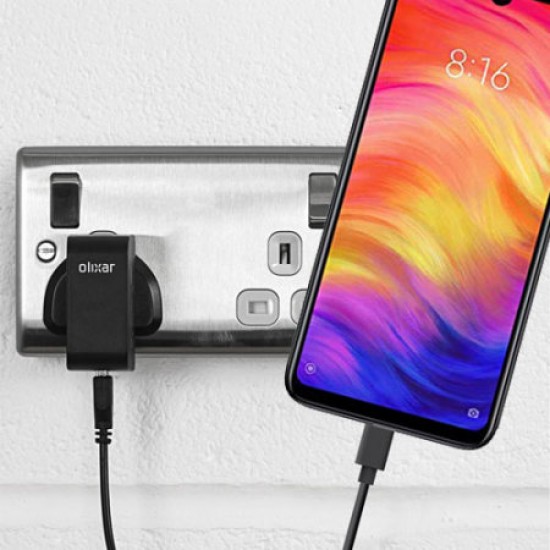 High Power Xiaomi Redmi Note 7 Wall Charger & 1m USB-C Cable