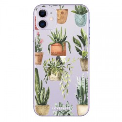 LoveCases iPhone 11 Plant Phone Case - Clear Multi