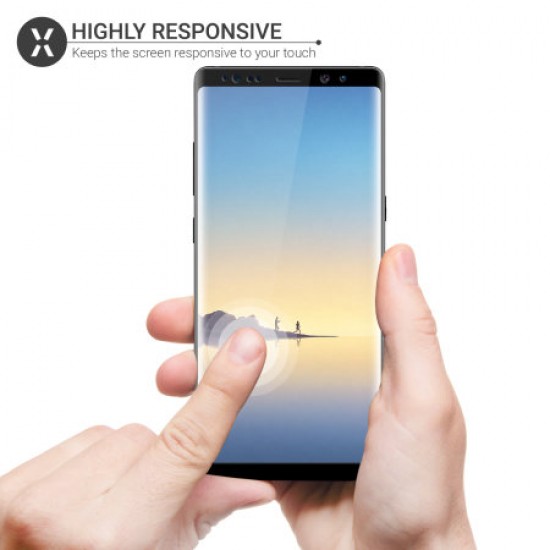 Olixar Galaxy Note 8 Full Cover Glass Screen Protector 2-in-1 Pack