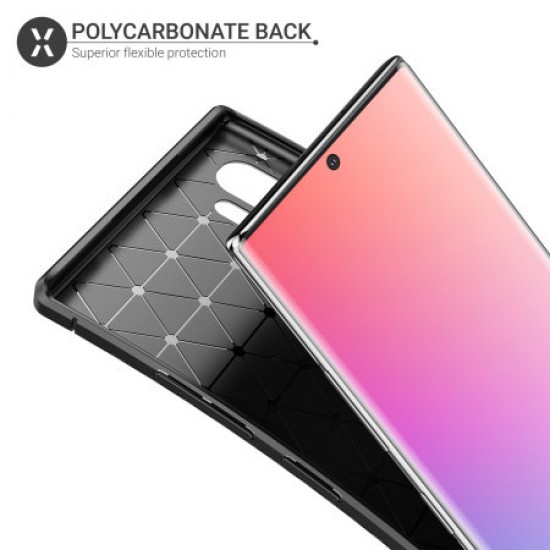 Olixar Carbon Fibre Samsung Galaxy Note 10 Plus Case - Black