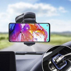 Olixar DriveTime Samsung Galaxy A70 Car Holder & Charger Pack