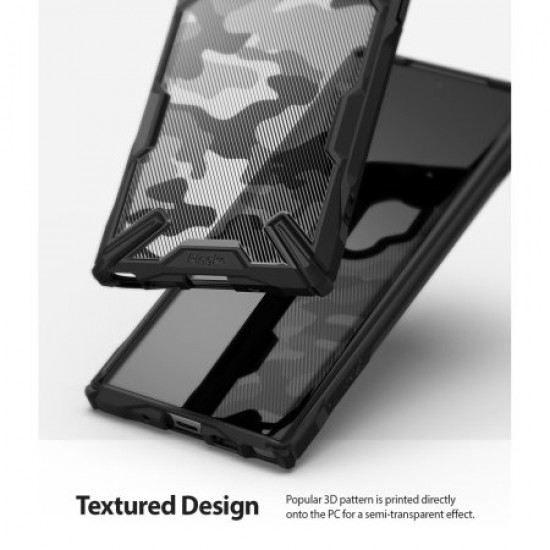 Ringke Fusion X Design Samsung Note 10 Plus 5G Case - Camo Black