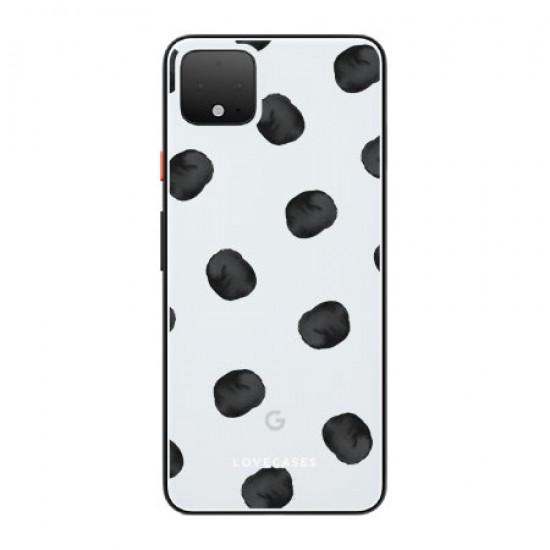 LoveCases Google Pixel 4 XL Polka Clear Phone Case