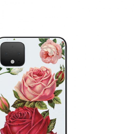 LoveCases Google Pixel 4 Roses Clear Phone Case