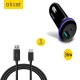 Olixar 36W PD Fast Car Charger With 1m USB-C Charging Cable - black