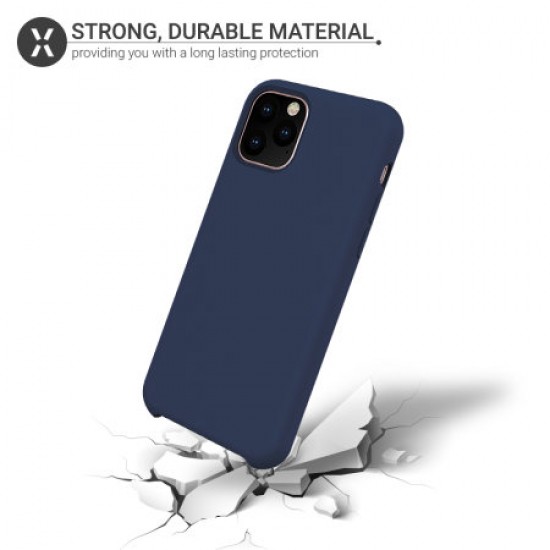 Olixar Soft Silicone iPhone 11 Pro Case - Midnight Blue