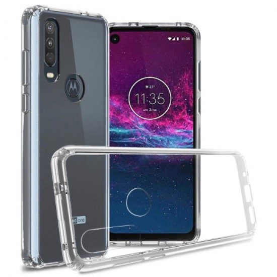 Olixar ExoShield Motorola One Action Case - Clear