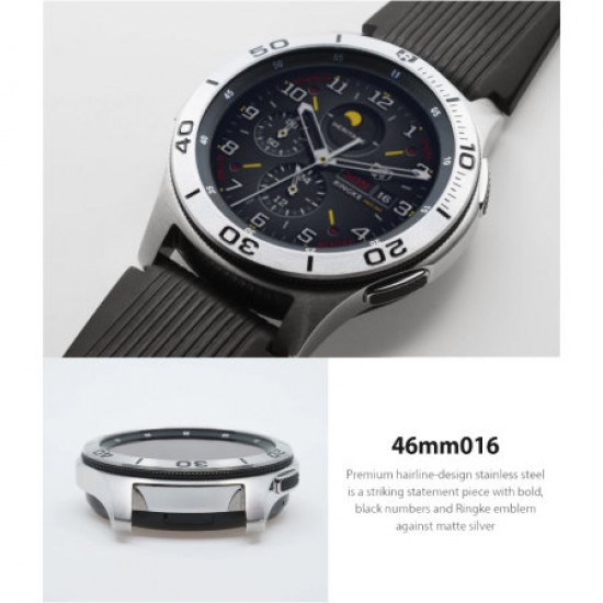 Ringke Galaxy Watch 46mm/Gear S3 Frontier & Classic Bezel Ring- Silver