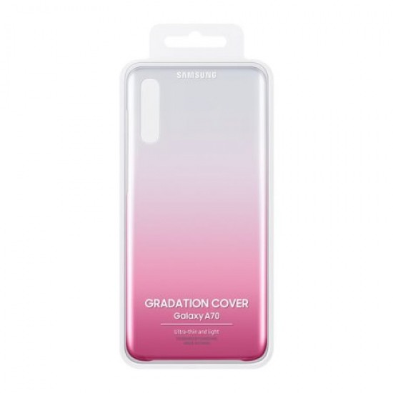 Official Samsung Galaxy A70s Gradation Cover Case - Pink