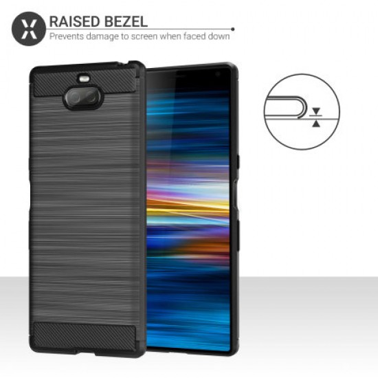 Olixar Sentinel Sony Xperia 10 Plus Case And Glass Screen Protector