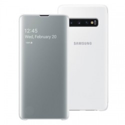 Official Samsung Galaxy S10 Clear View Case - White