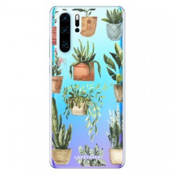 LoveCases Huawei P30 Pro Plant Phone Case - Clear Multi