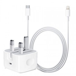 Official Apple 18W iPhone X / XS Fast Charger & 1m Cable Bundle