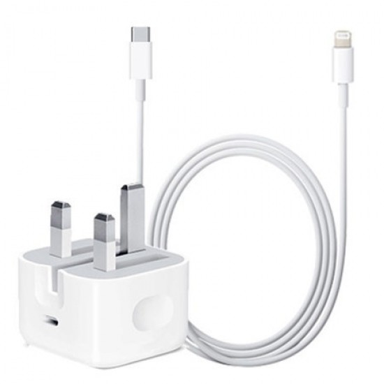 Official Apple 18W iPhone X / XS Fast Charger & 1m Cable Bundle