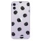 LoveCases iPhone 11 Polka Phone Case - Clear Black