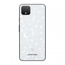 LoveCases Google Pixel 4 XL Starry Phone Case - Clear White